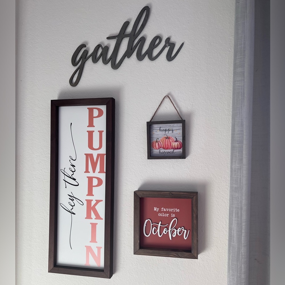 Source Unknown Metallic Script Wall Art - Picture 7 of 7